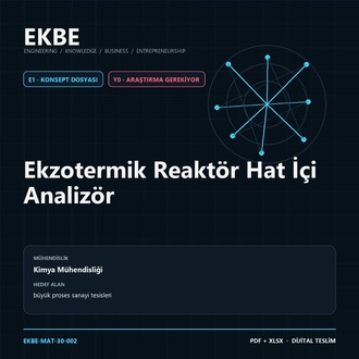 Ekzotermik Reaktör Hat İçi Analizör
