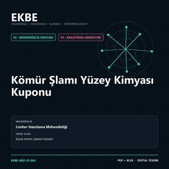 Kömür Şlamı Yüzey Kimyası Kuponu