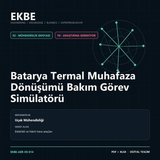 Batarya Termal Muhafaza Dönüşümü Bakım Görev Simülatörü