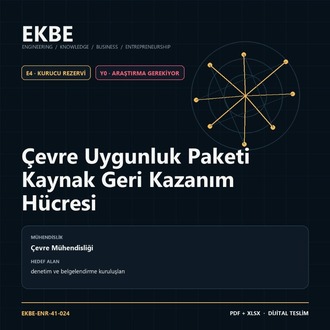 Çevre Uygunluk Paketi Kaynak Geri Kazanım Hücresi