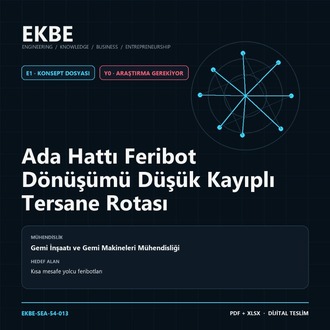 Ada Hattı Feribot Dönüşümü Düşük Kayıplı Tersane Rotası