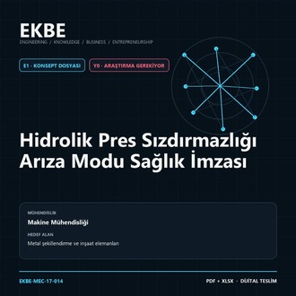 Hidrolik Pres Sızdırmazlığı Arıza Modu Sağlık İmzası