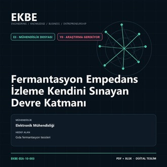 Fermantasyon Empedans İzleme Kendini Sınayan Devre Katmanı