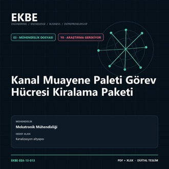 Kanal Muayene Paleti Görev Hücresi Kiralama Paketi