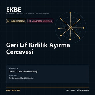 Geri Lif Kirlilik Ayırma Çerçevesi