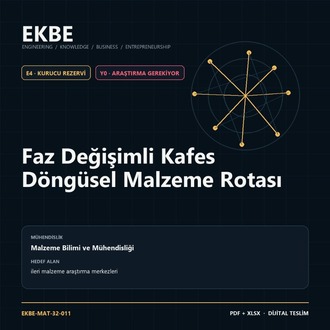 Faz Değişimli Kafes Döngüsel Malzeme Rotası