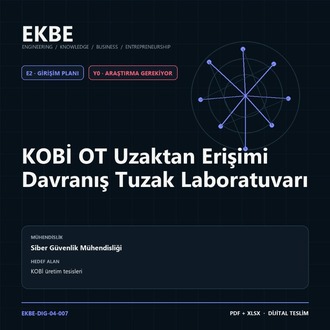 KOBİ OT Uzaktan Erişimi Davranış Tuzak Laboratuvarı