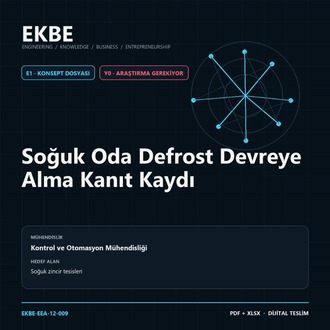 Soğuk Oda Defrost Devreye Alma Kanıt Kaydı