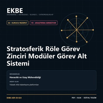 Stratosferik Röle Görev Zinciri Modüler Görev Alt Sistemi