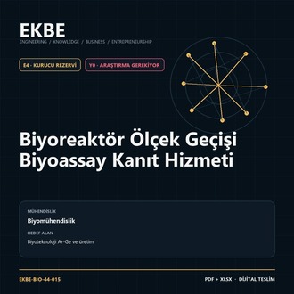 Biyoreaktör Ölçek Geçişi Biyoassay Kanıt Hizmeti
