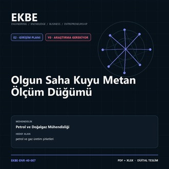 Olgun Saha Kuyu Metan Ölçüm Düğümü