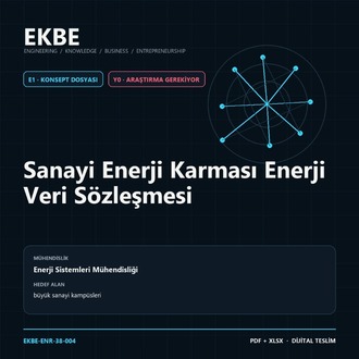Sanayi Enerji Karması Enerji Veri Sözleşmesi