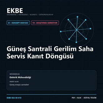 Güneş Santrali Gerilim Saha Servis Kanıt Döngüsü