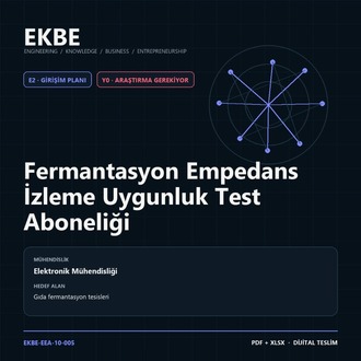 Fermantasyon Empedans İzleme Uygunluk Test Aboneliği