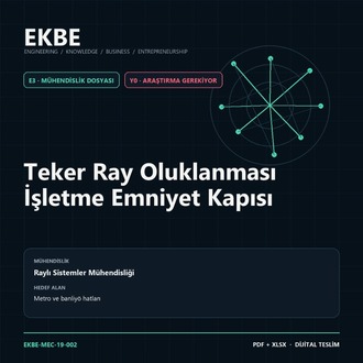 Teker Ray Oluklanması İşletme Emniyet Kapısı