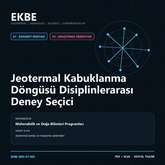 Jeotermal Kabuklanma Döngüsü Disiplinlerarası Deney Seçici