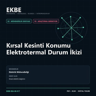 Kırsal Kesinti Konumu Elektrotermal Durum İkizi