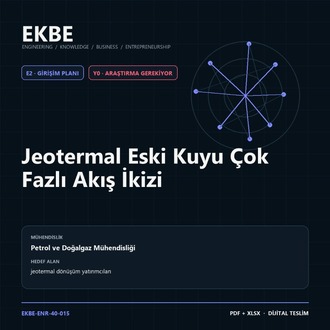 Jeotermal Eski Kuyu Çok Fazlı Akış İkizi
