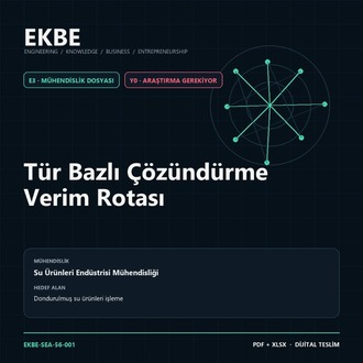 Tür Bazlı Çözündürme Verim Rotası