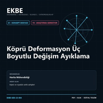 Köprü Deformasyon Üç Boyutlu Değişim Ayıklama