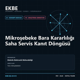 Mikroşebeke Bara Kararlılığı Saha Servis Kanıt Döngüsü