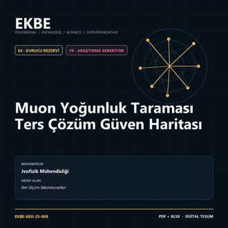 Muon Yoğunluk Taraması Ters Çözüm Güven Haritası