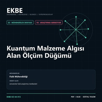Kuantum Malzeme Algısı Alan Ölçüm Düğümü