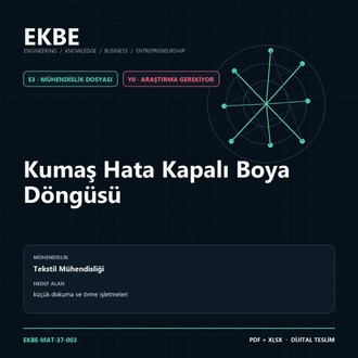 Kumaş Hata Kapalı Boya Döngüsü