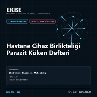 Hastane Cihaz Birlikteliği Parazit Köken Defteri