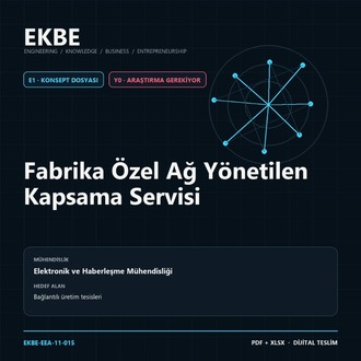 Fabrika Özel Ağ Yönetilen Kapsama Servisi