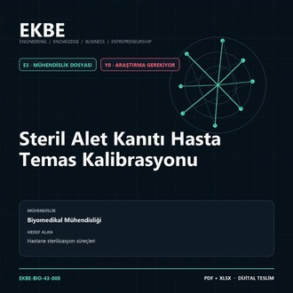 Steril Alet Kanıtı Hasta Temas Kalibrasyonu