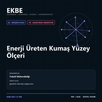 Enerji Üreten Kumaş Yüzey Ölçeri