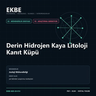 Derin Hidrojen Kaya Litoloji Kanıt Küpü