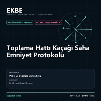 Toplama Hattı Kaçağı Saha Emniyet Protokolü