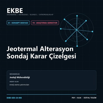 Jeotermal Alterasyon Sondaj Karar Çizelgesi