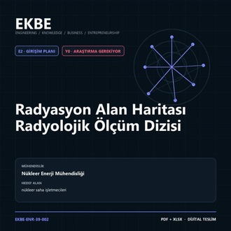 Radyasyon Alan Haritası Radyolojik Ölçüm Dizisi