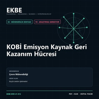 KOBİ Emisyon Kaynak Geri Kazanım Hücresi