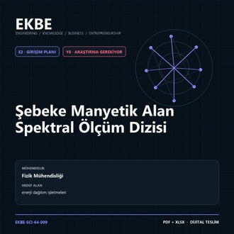 Şebeke Manyetik Alan Spektral Ölçüm Dizisi