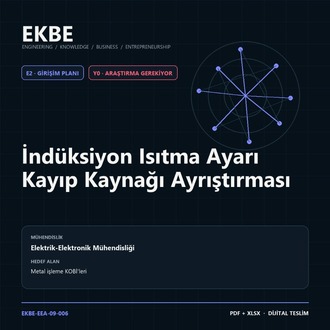 İndüksiyon Isıtma Ayarı Kayıp Kaynağı Ayrıştırması