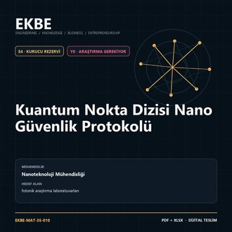Kuantum Nokta Dizisi Nano Güvenlik Protokolü