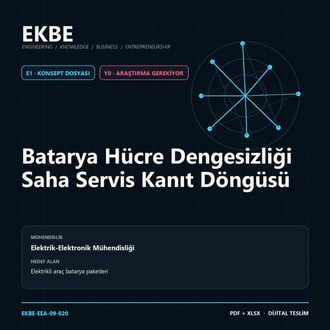 Batarya Hücre Dengesizliği Saha Servis Kanıt Döngüsü