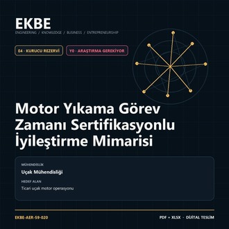 Motor Yıkama Görev Zamanı Sertifikasyonlu İyileştirme Mimarisi