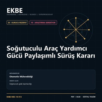 Soğutuculu Araç Yardımcı Gücü Paylaşımlı Sürüş Kararı