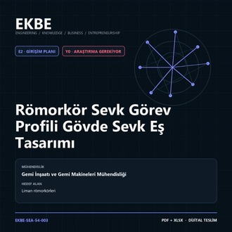 Römorkör Sevk Görev Profili Gövde Sevk Eş Tasarımı