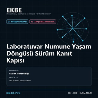 Laboratuvar Numune Yaşam Döngüsü Sürüm Kanıt Kapısı