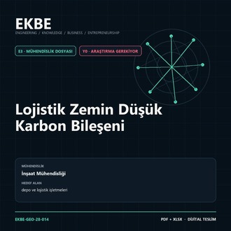 Lojistik Zemin Düşük Karbon Bileşeni