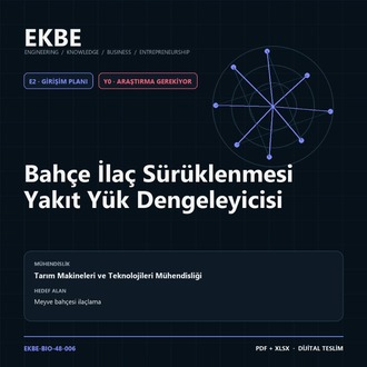 Bahçe İlaç Sürüklenmesi Yakıt Yük Dengeleyicisi