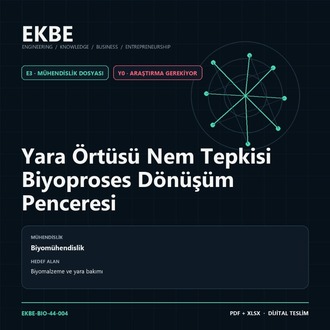Yara Örtüsü Nem Tepkisi Biyoproses Dönüşüm Penceresi