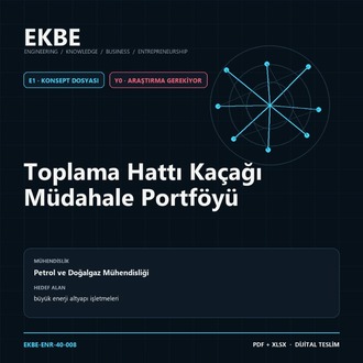 Toplama Hattı Kaçağı Müdahale Portföyü