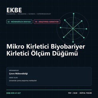 Mikro Kirletici Biyobariyer Kirletici Ölçüm Düğümü